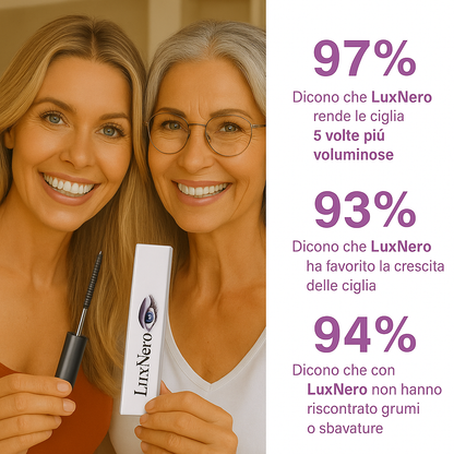 LuxNero | Mascara naturale, ampio e premuroso