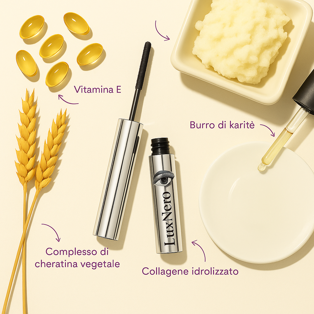 LuxNero | Mascara naturale, ampio e premuroso